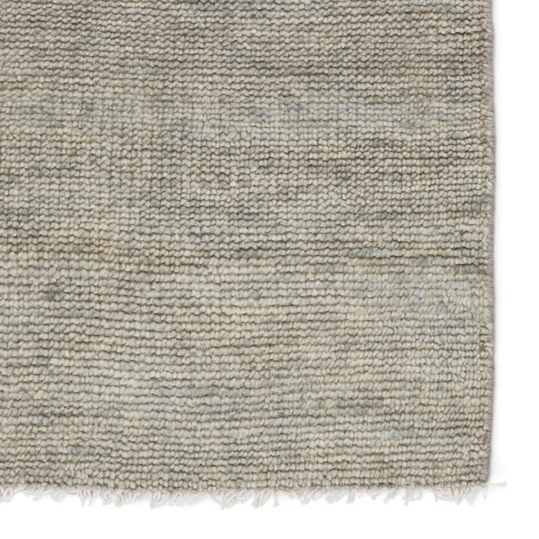 Jaipur Living Origin SAG07 Handknotted Solid Gray and Green Area Rug (8'x10') large image 