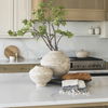 Ritu Small Beige Paper Mache Pot Vase thumbnail 3