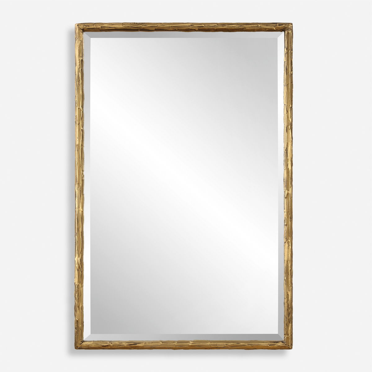 Sutton Gold Vanity Mirror, by Uttermost, 2'0.25" width x 3'0.12" height x 1.37" depth View 1