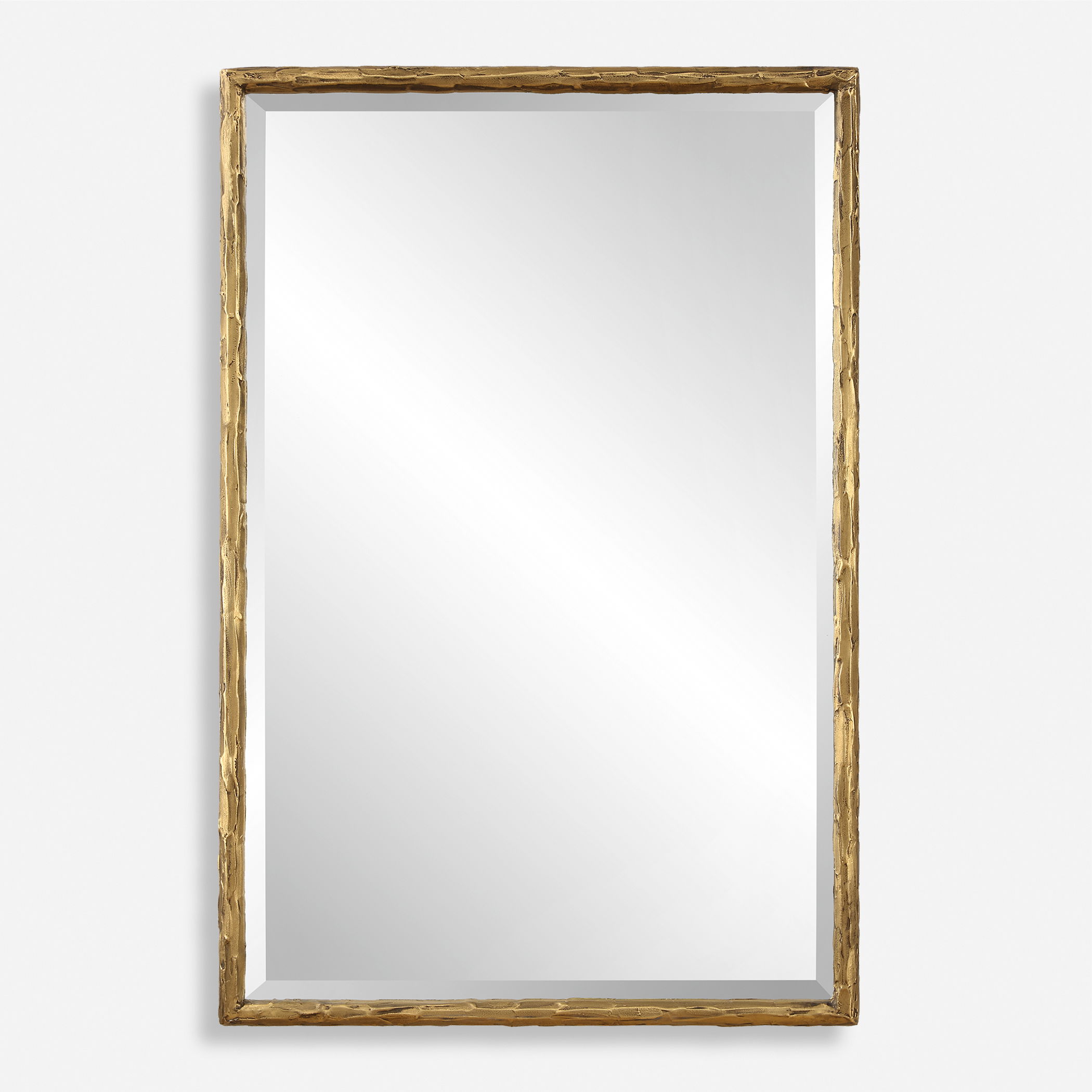 Sutton Gold Vanity Mirror, by Uttermost, 24.25" width x 36.12" height x 1.37" depth View 1