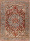 Antique One of a Kind Handmade Rug, by Surya, 12'6" length x 9' width thumbnail