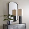 Lennox Black Scalloped Corner Mirror 3 Lennox Black Scalloped Corner Mirror thumbnail 3