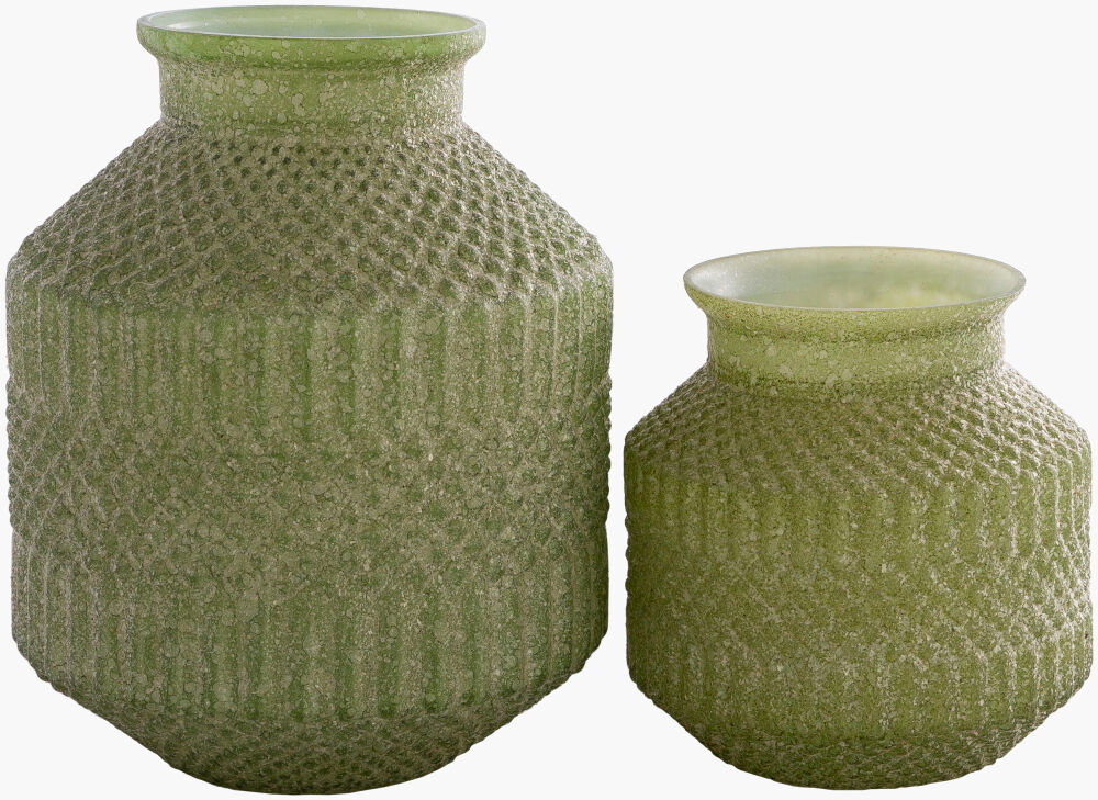 Catalana Vase, by Surya, 8" width x 8" height