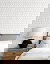 Love Triangles  Gold Metallic Peel & Stick Wallpaper thumbnail 1