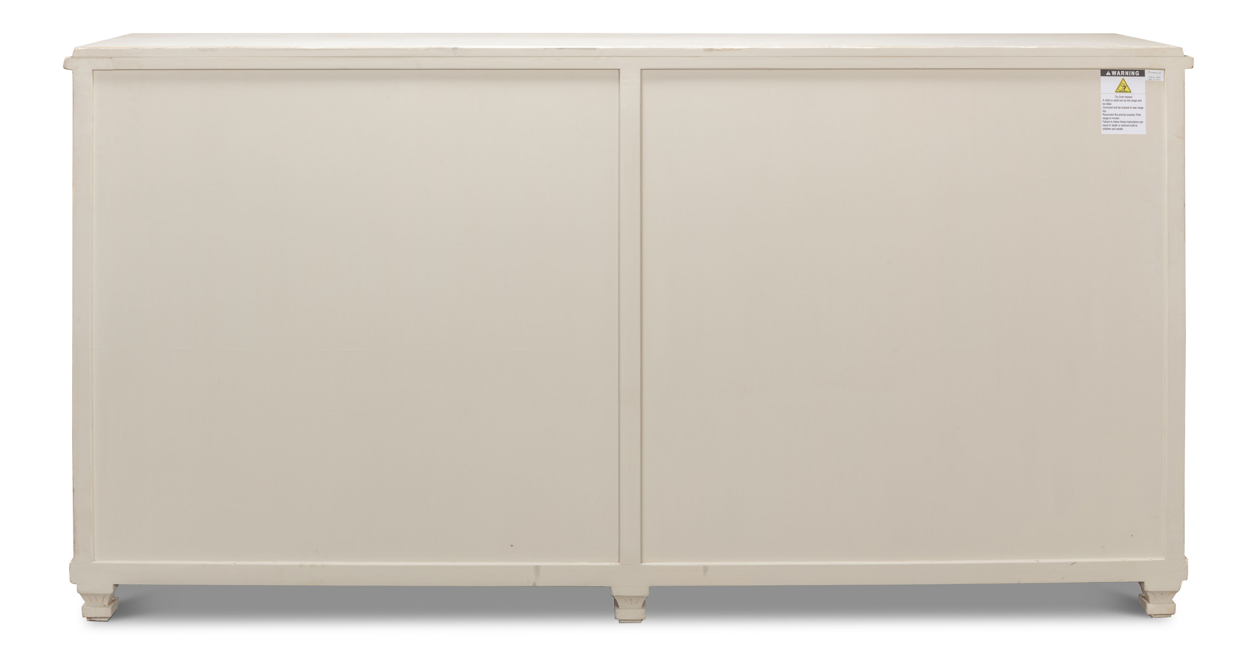 Beecher Sideboard W/4 Doors  Whitewash large image 