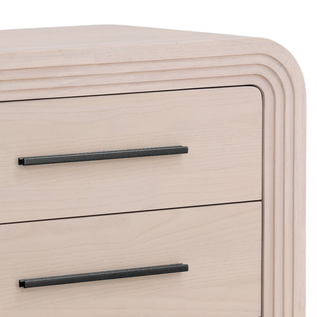 Portland Dresser Bleach Natural, by Dovetail, 68.31" width x 34.12" height x 18.18" depth View 7