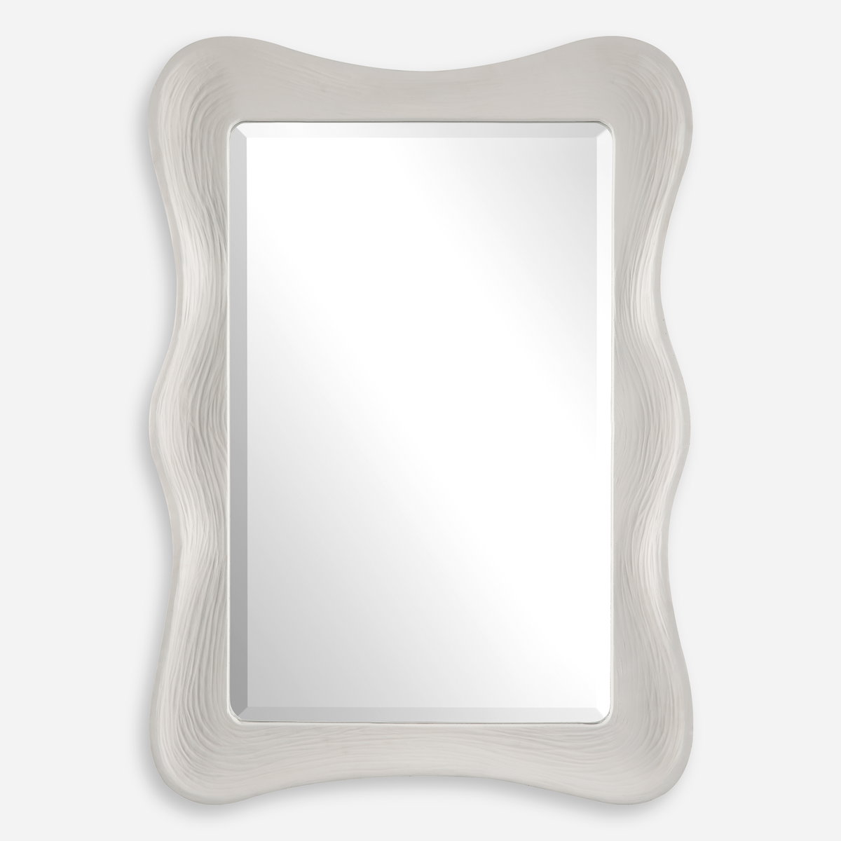 Whitehaven Wavy Rectangle Mirror, by Uttermost, 25.5" width x 35.62" height x 2.75" depth View 1