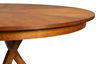 Casual Jupe Dining Table,Tobacco B,Med, by Sarreid, 55" length x 55" width x 30" height thumbnail 5
