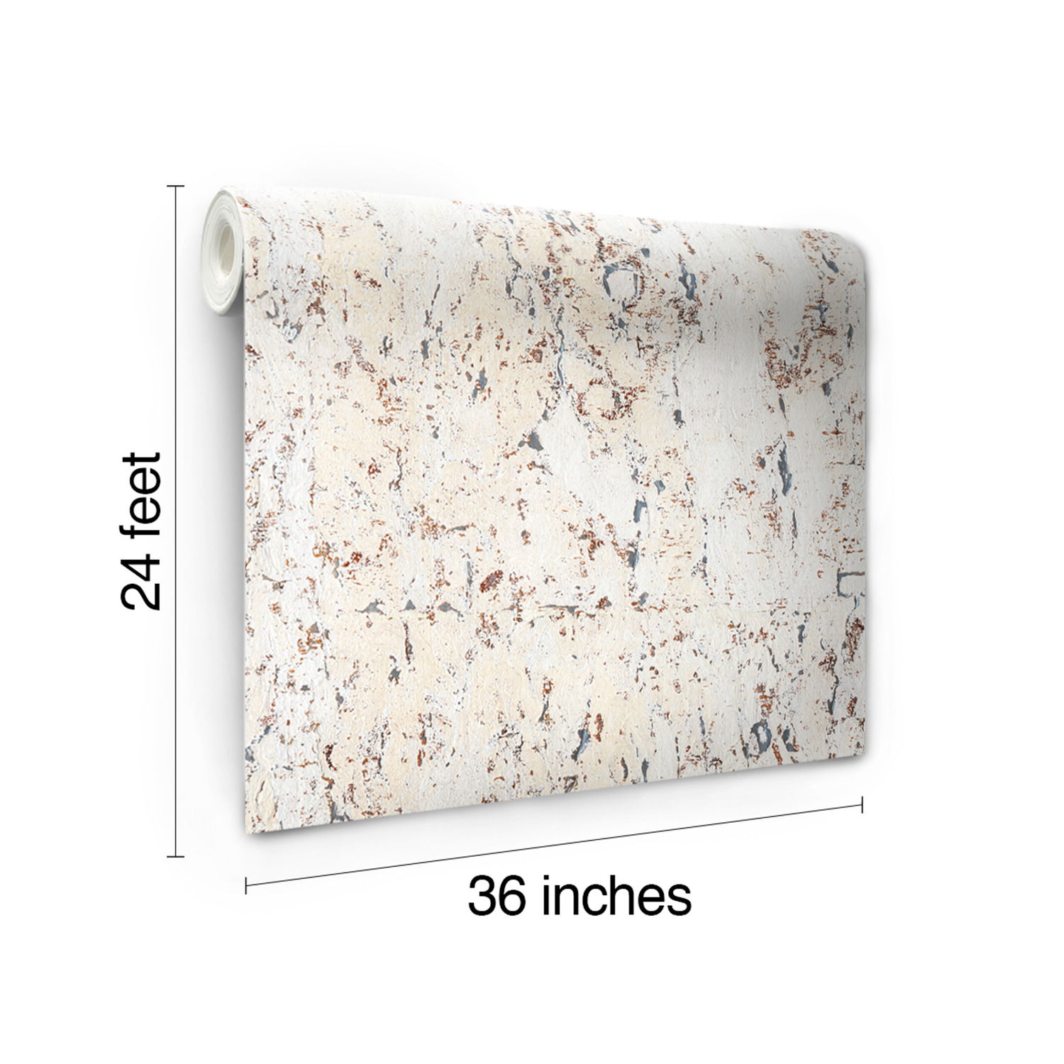 Cork White & Black Wallpaper large image 