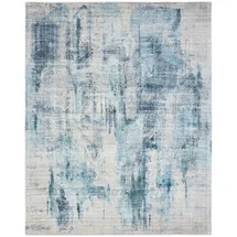 Online Designer Business Abstract Area Rug in Blue