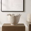 Blossom Tall Off-white Bowl, Decorative Tray by Uttermost, 14" width x 10" height x 14" depth thumbnail 2