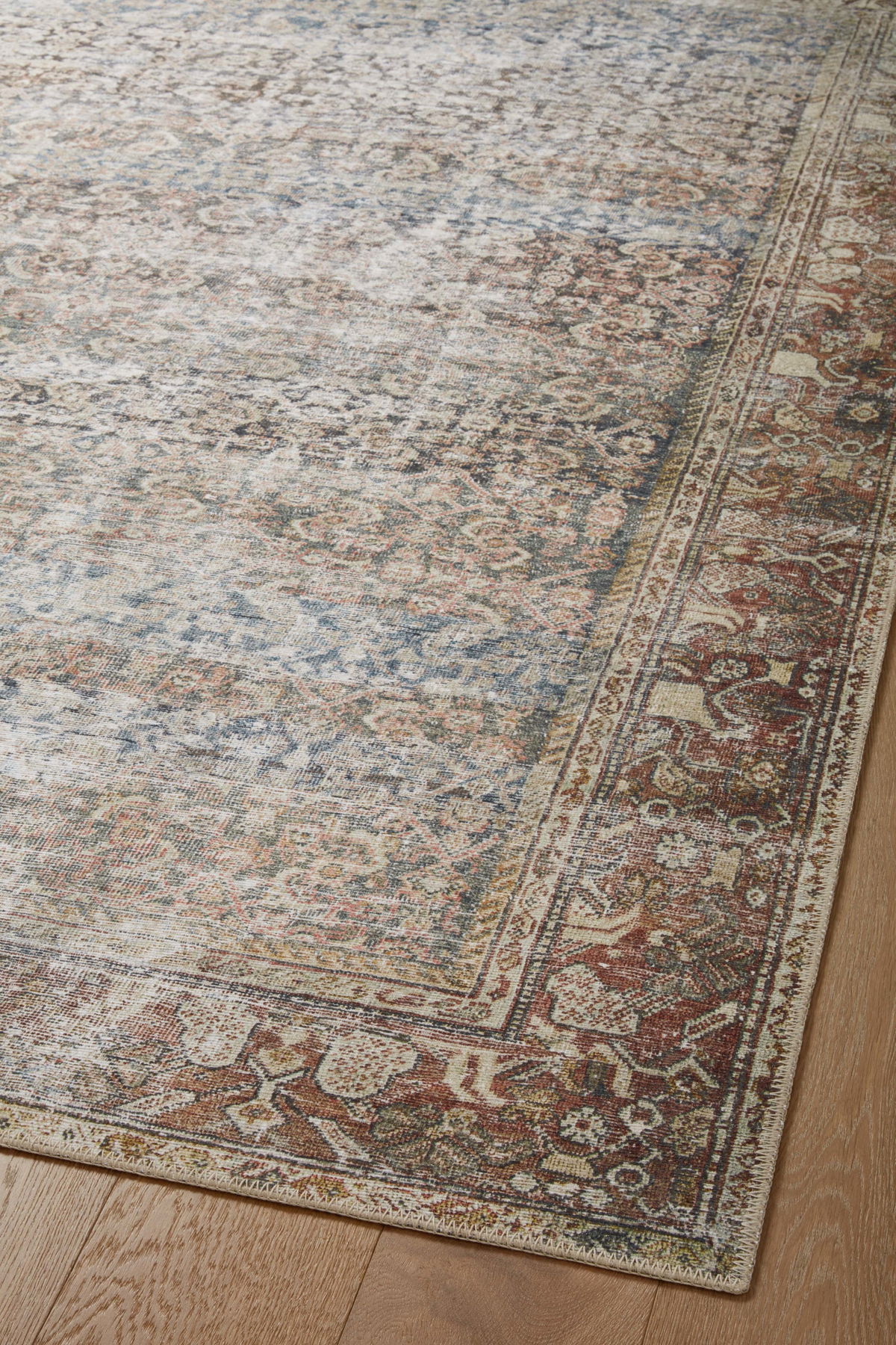 Amber Lewis x Loloi Georgie Rug, 1'6" length x 1'6" width View 9
