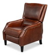 Ashford Leather Recliner, by Sarreid, 3'2" length x 2'6" width x 3'4" height thumbnail 1