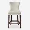 Dariela White Counter Stool, Furniture by Uttermost, 19.5" width x 40.75" height x 23" depth thumbnail 1