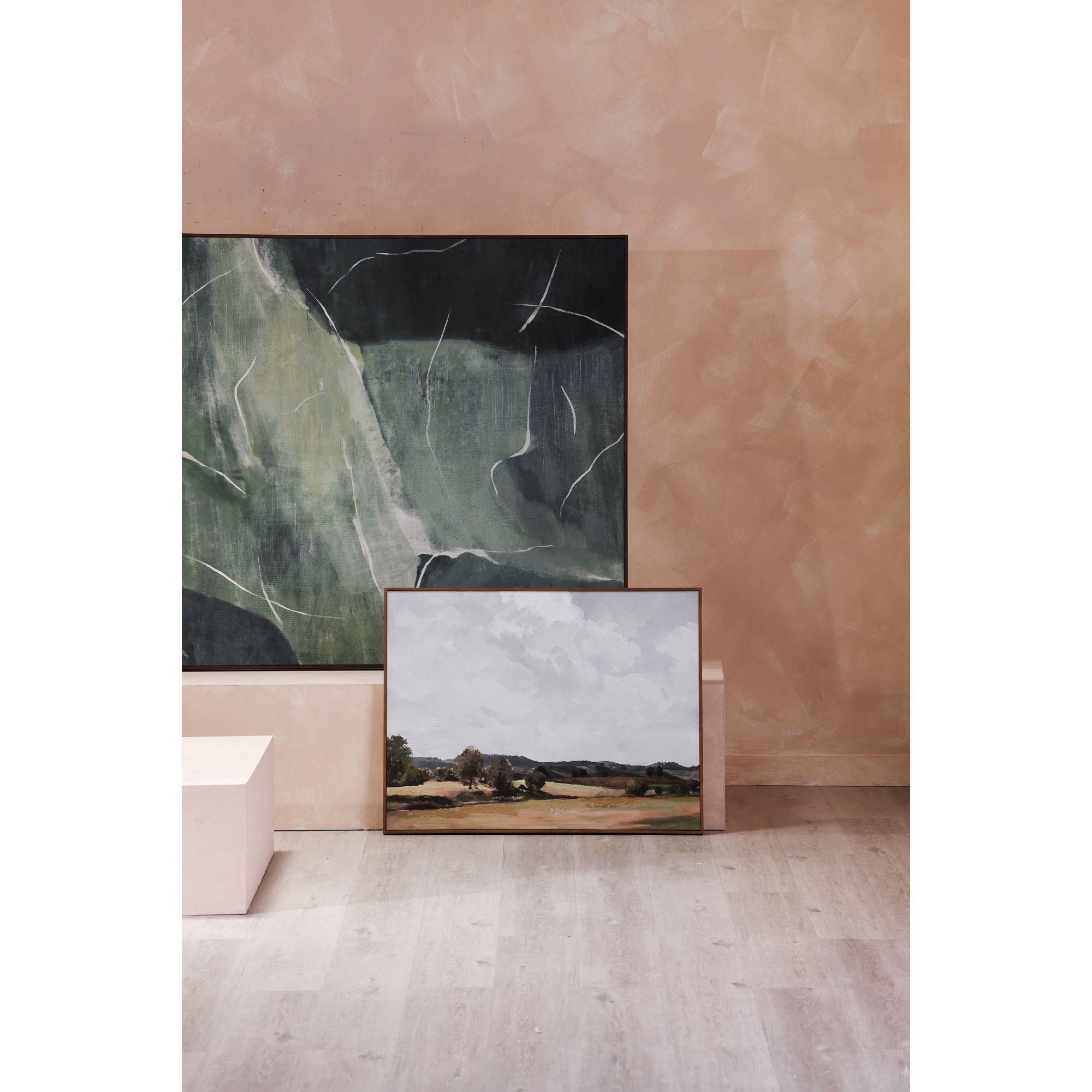 Vast Country Framed Painting large image 