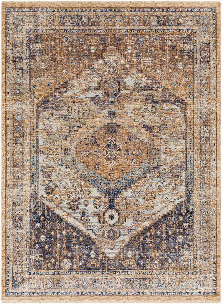 Misterio Machine Woven Rug, by Surya, 1'3.75" length x 1'3.75" width