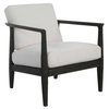 Brunei White Accent Chair, by Uttermost, 28.25" width x 32.5" height x 33.5" depth thumbnail 5