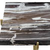 Rowman Petrified Wood Accent Table, Furniture by Uttermost, 14.9" width x 22.44" height x 14.9" depth thumbnail 8