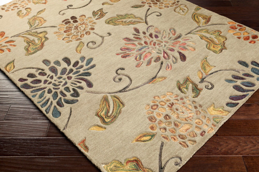 Enchanted Handmade Rug, by Surya, 1'6" length x 1'6" width