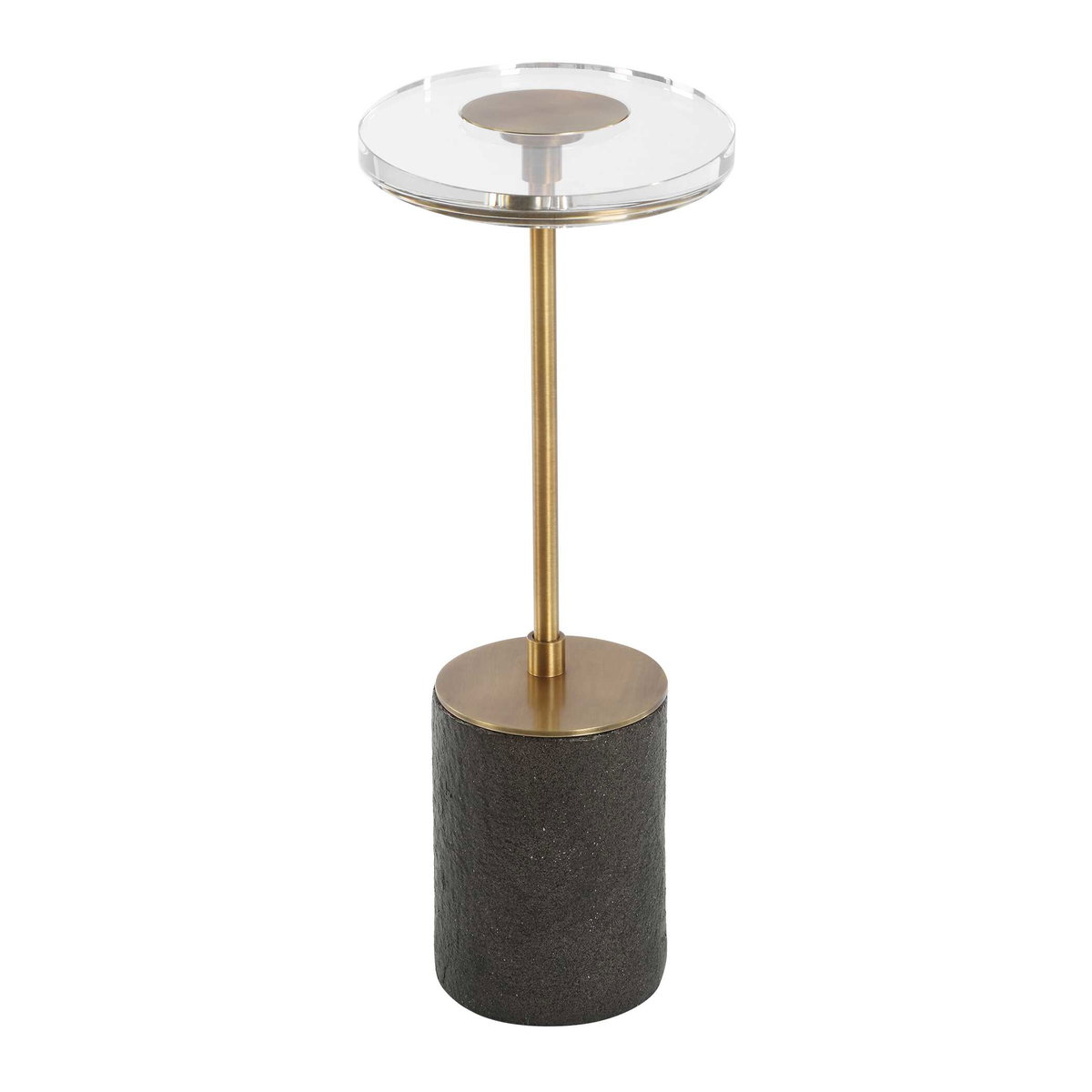 Kaufman Crystal Accent Table, Side & End Table by Uttermost, 11" width x 22" height x 8.5" depth View 4