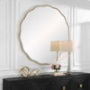 Aneta Large Gold Round Mirror, by Uttermost, 5' width x 5' height x 0.67" depth thumbnail 4