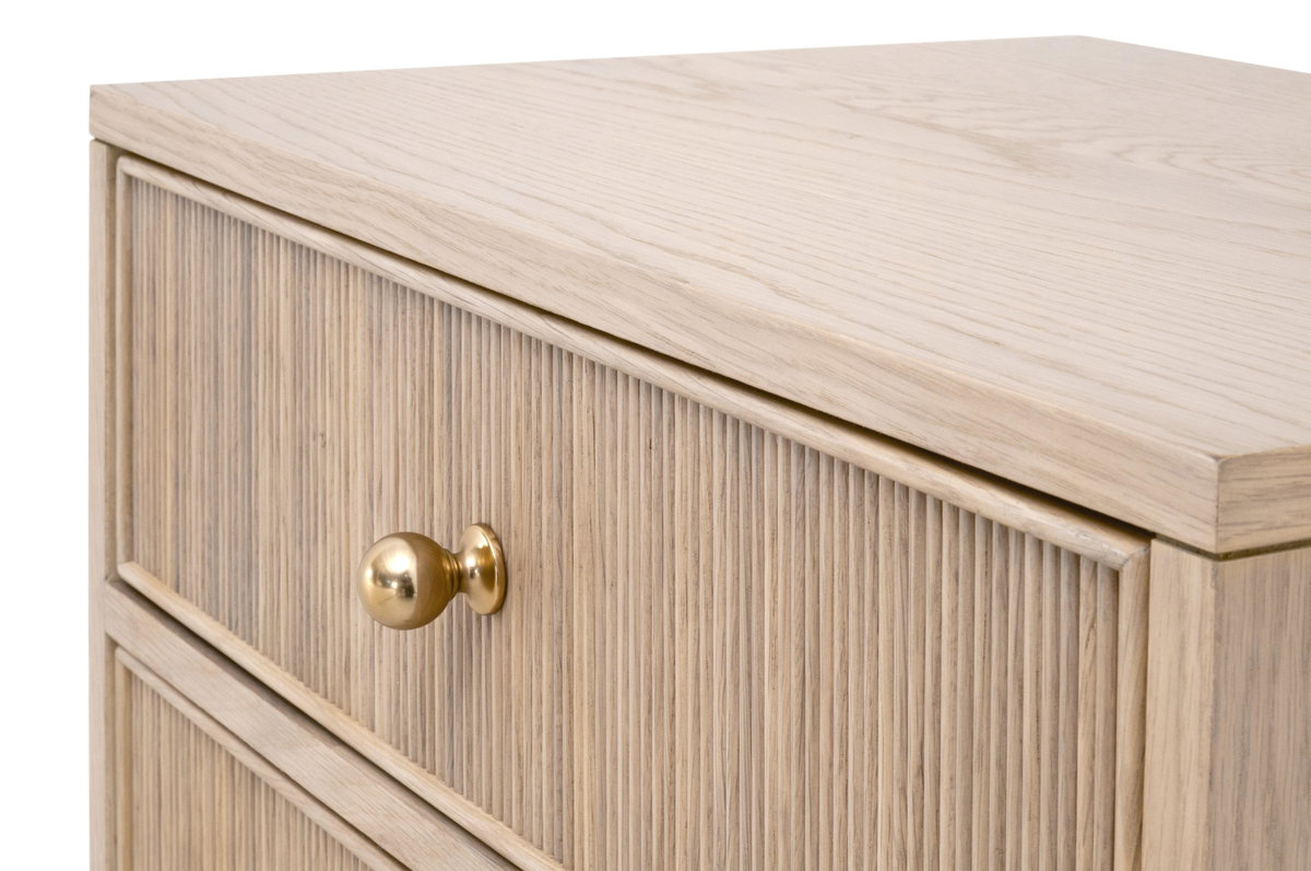 Highland 2-Drawer Nightstand, by Essentials for Living, 23" width x 24" height x 17" depth View 5
