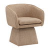 Jonie Swivel Chair Camel, Dining Chair by Dovetail, 25.25" width x 29.25" height x 23" depth thumbnail 1