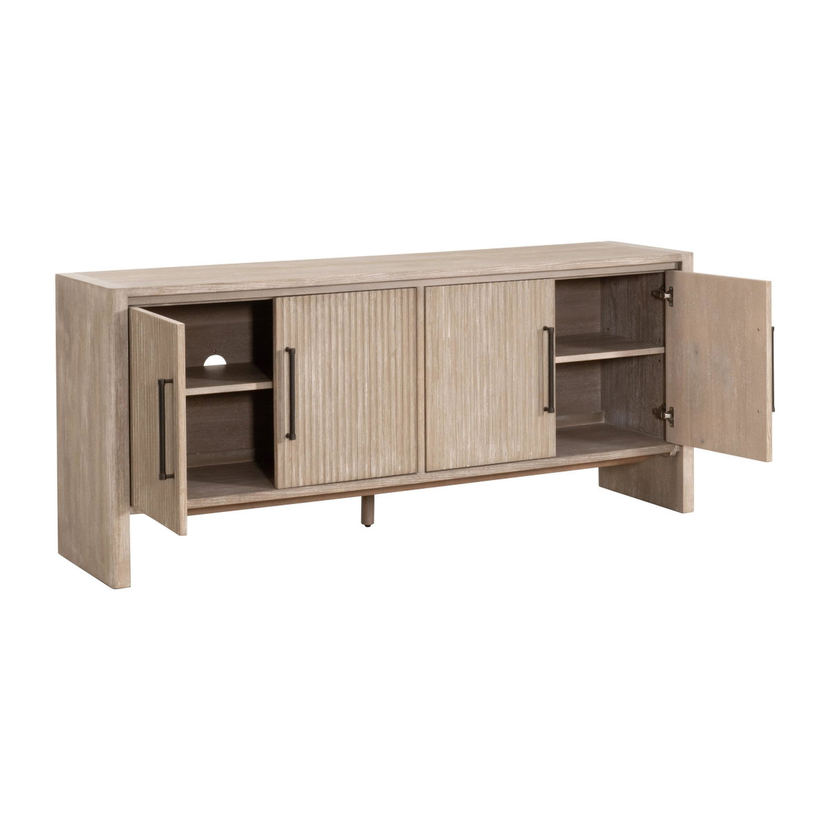 Halloway Media Sideboard, Cabinets & Sideboard by Essentials for Living, 74" width x 32" height x 18.5" depth View 7