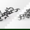 Wilhelm II (Large) 10L x 10W Silver Metal Link Decor Object thumbnail 10