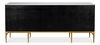 Palisade Shagreen Credenza, Black, Cabinets & Sideboard by Sarreid, 80" length x 19" width x 34" height thumbnail 3