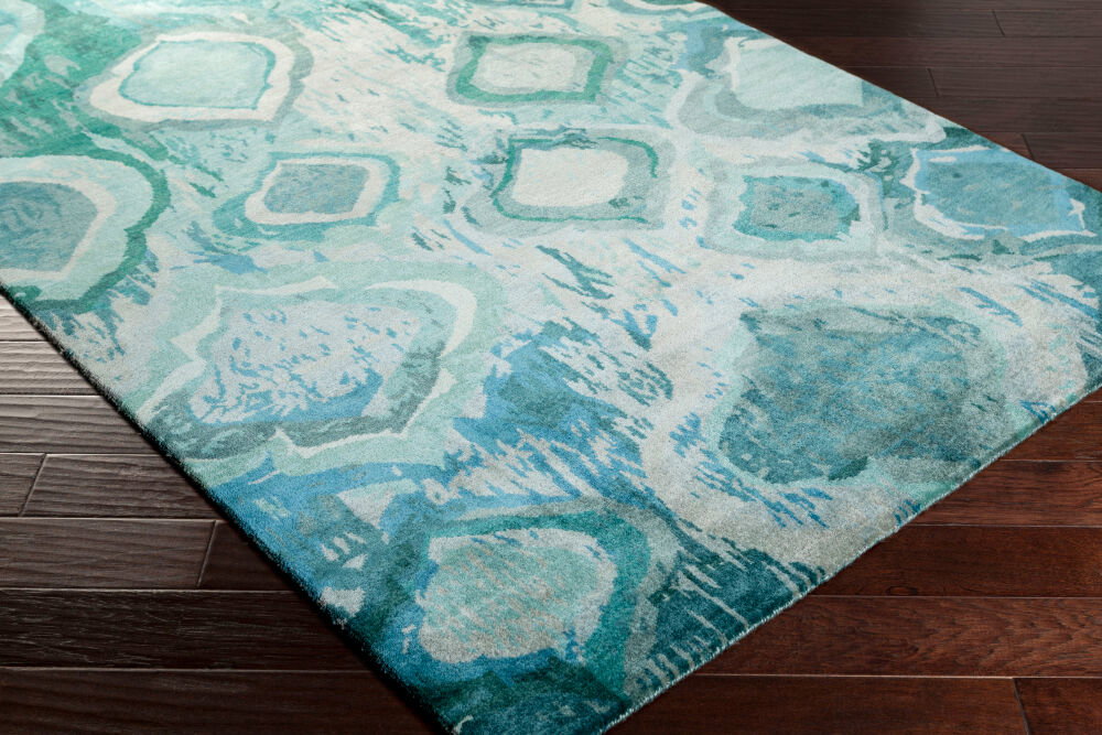 Watercolor Handmade Rug, by Surya, 3' length x 2' width