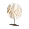 Ezra (Large) 13L x 3W Gold Metal Circular Decorative Object, by Mercana, 12.6" length x 3.15" width x 16.93" height thumbnail 5
