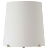 Sepia Brown Marble Buffet Lamp, by Uttermost, 1' width x 3' height x 1' depth thumbnail 6
