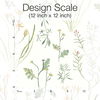 Alpine Botanical Peach Peel & Stick Wallpaper thumbnail 3