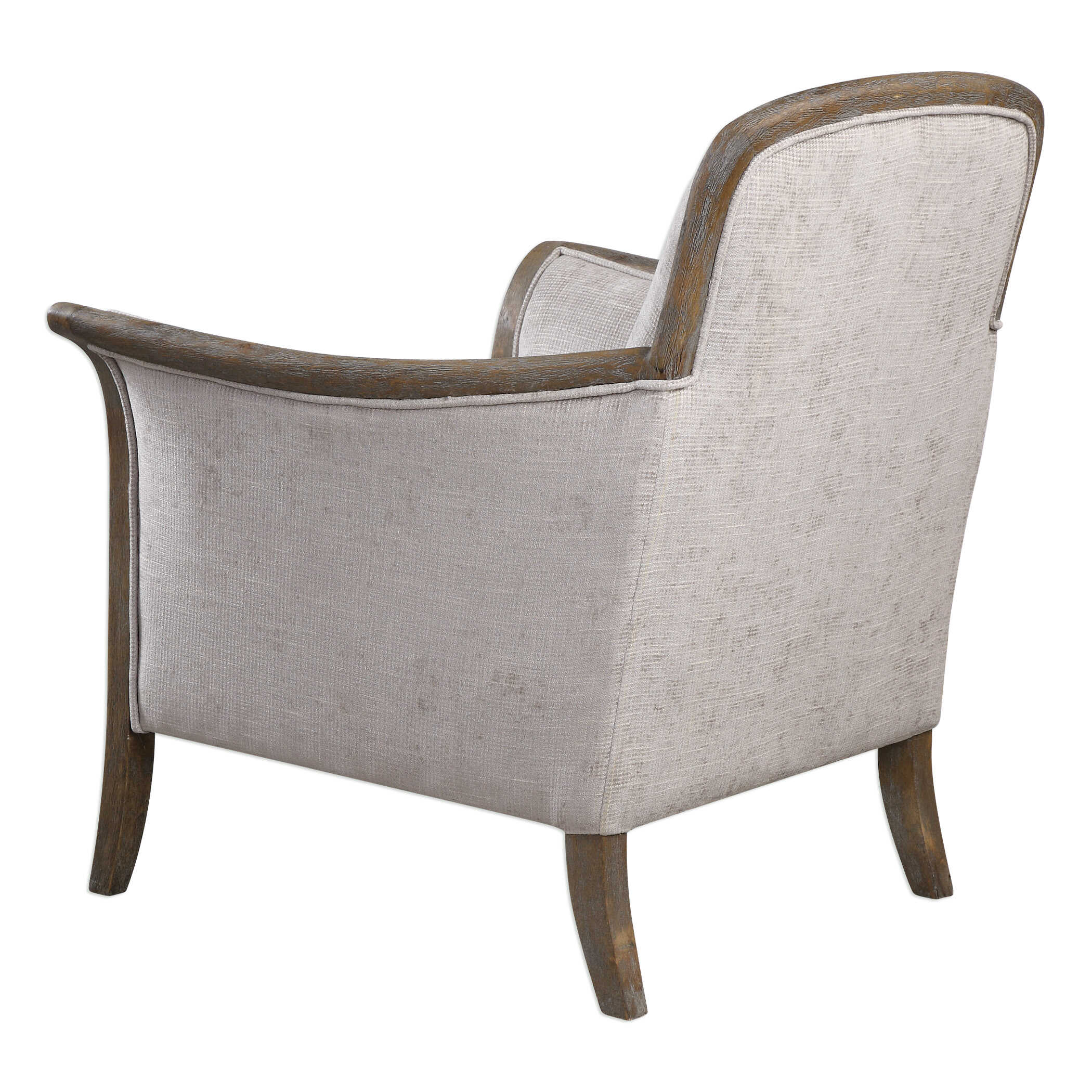 Brittoney Taupe Armchair, Furniture by Uttermost, 32" width x 35" height x 30.5" depth View 5