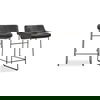 Starlet Counter Stool Onyx Black Leather - Set Of Two thumbnail 1