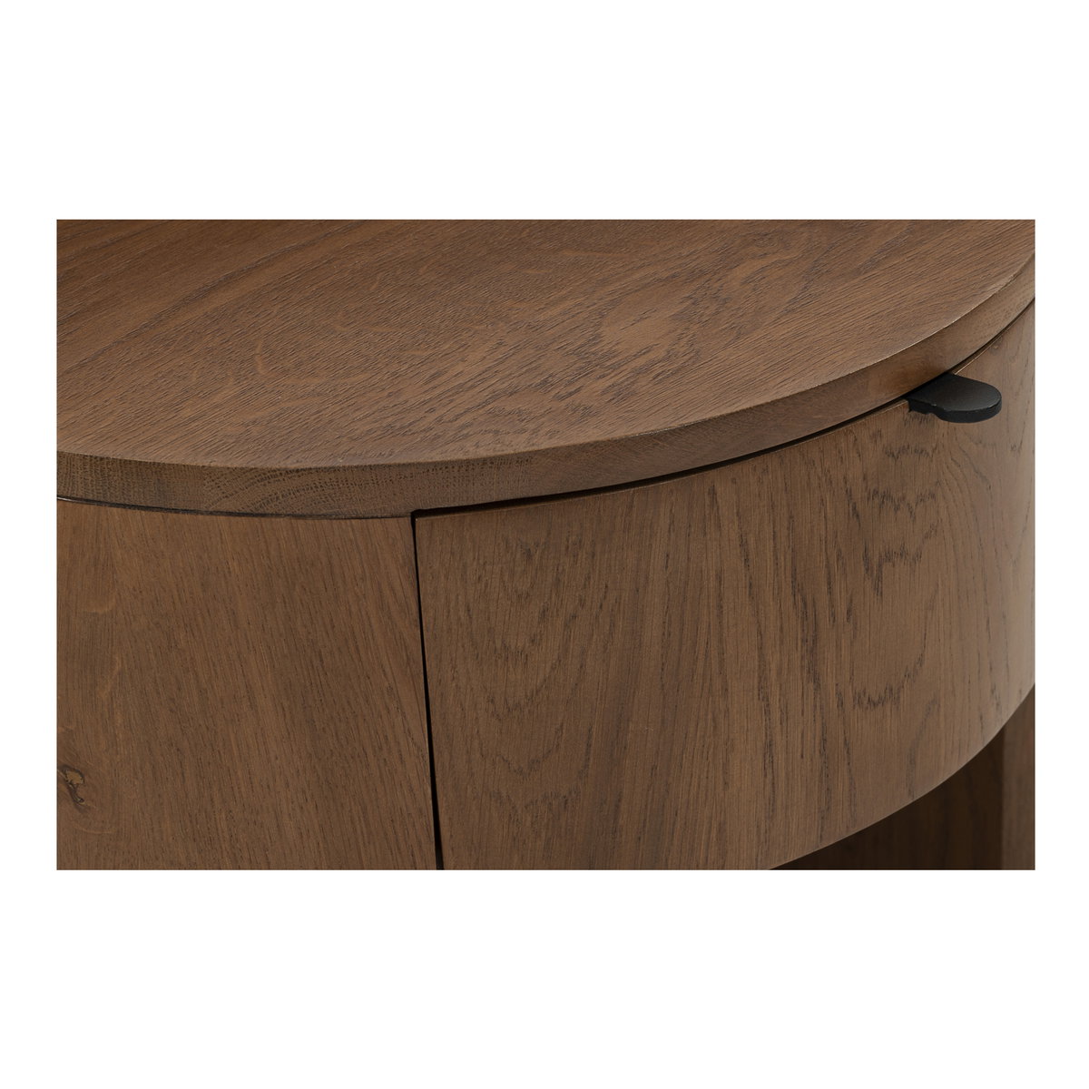 Theo One Drawer Nightstand Brown, by Moe's Home, 19" width x 18.5" height x 19" depth View 7