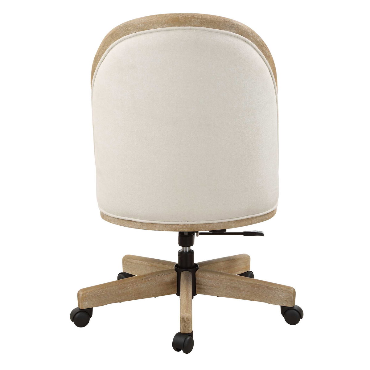Lithe Light Oak Desk Chair, Accent Chair by Uttermost, 22.5" width x 37.5" height x 26.5" depth View 8