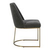 Hanni Gray Upholstered Dining Chair, by Uttermost, 20" width x 33.25" height x 24" depth thumbnail 5