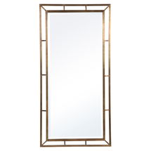 Online Designer Combined Living/Dining Farrow Copper Industrial Mirror