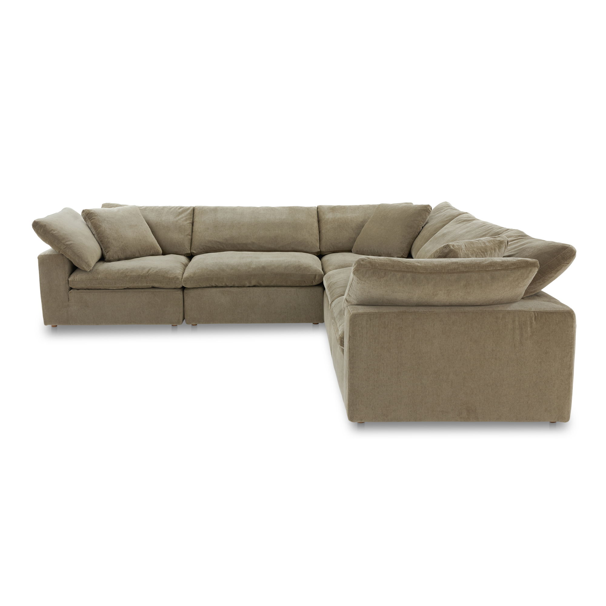 Terra Classic L-shaped Modular Sectional Desert Sage large image 
