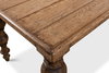 Oak Dining Table, by Sarreid, 3'1" length x 7' width x 2'7" height thumbnail 6