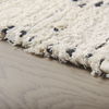 Calvert 5 x 8 Gray Cotton Hand Woven Diamond Patterned Rug thumbnail 6