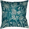 Chinoiserie Floral Accent Pillow, Decorative Pillow by Surya, 18" length x 18" width thumbnail