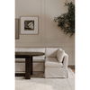 Fable Slipcover Dining Banquette L-shape Beige 139.5in thumbnail 7