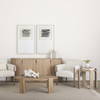 Terra Light Brown Wood Fluted Sideboard, Sideboards & Buffet by Mercana, 72" length x 19" width x 32" height thumbnail 2