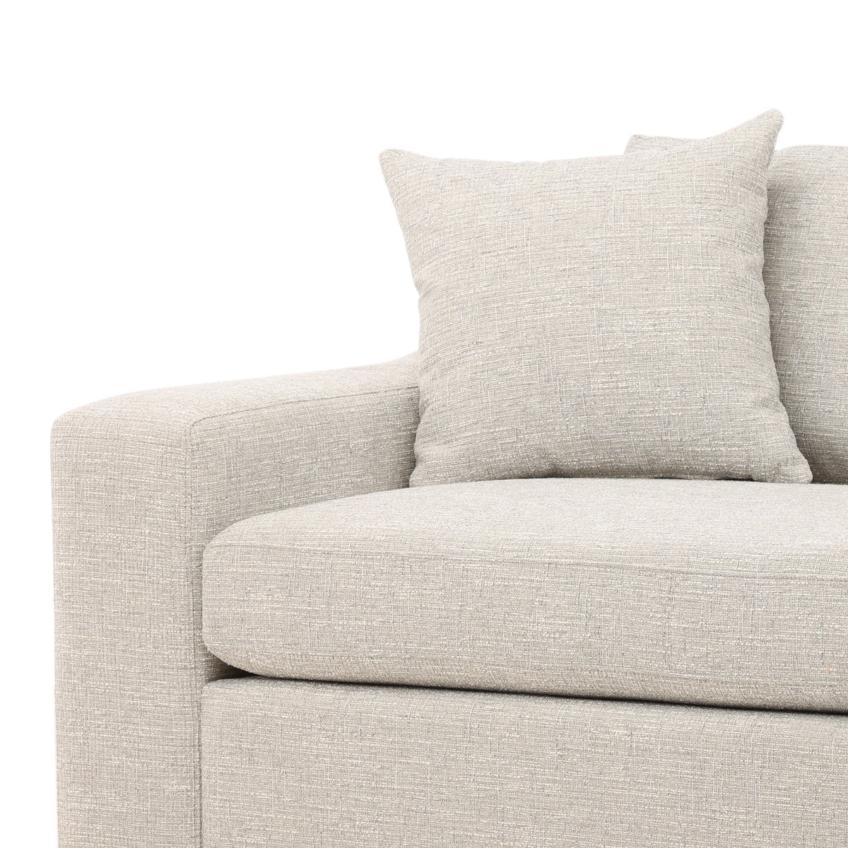 Emma Sofa Grey, Sofas & Sectional by Dovetail, 94.75" width x 33.37" height x 40" depth View 6