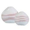Blush Swirl Glass Vases Set/2, by Uttermost, 11.75" width x 10.5" height x 4.25" depth thumbnail 4