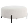 Arles Large Plush White Ottoman, Furniture by Uttermost, 40" width x 18" height x 40" depth thumbnail 5