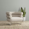 Rondo Occasional Leather Chair,White thumbnail 12
